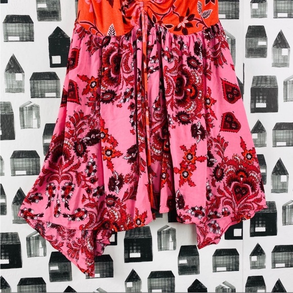 Free People / Paisley Mini Dress (or top) - Picture 6 of 7